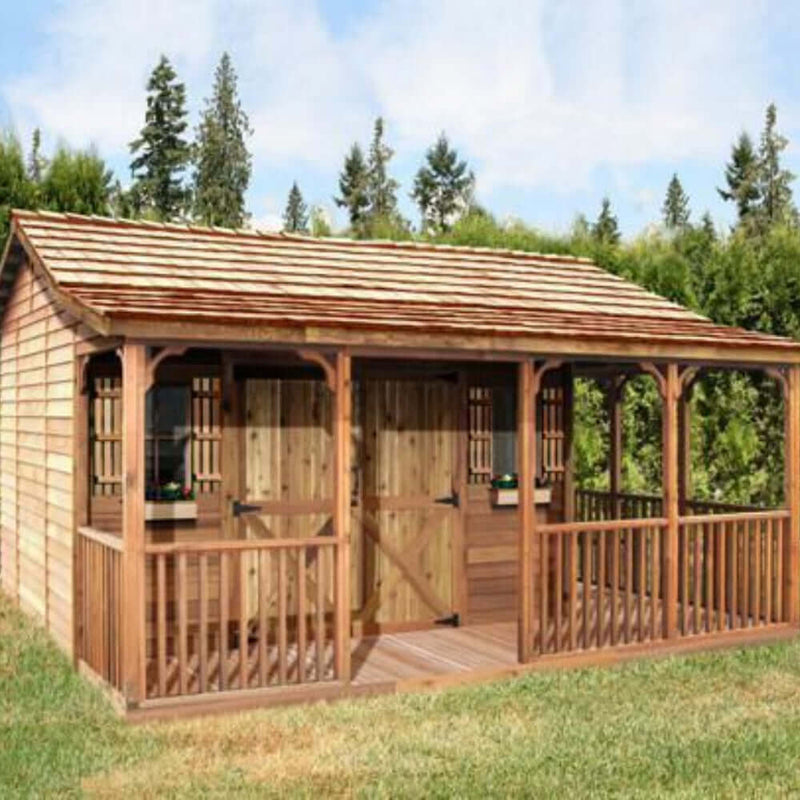 Cedarshed Farmhouse Shed Kit - FH1612