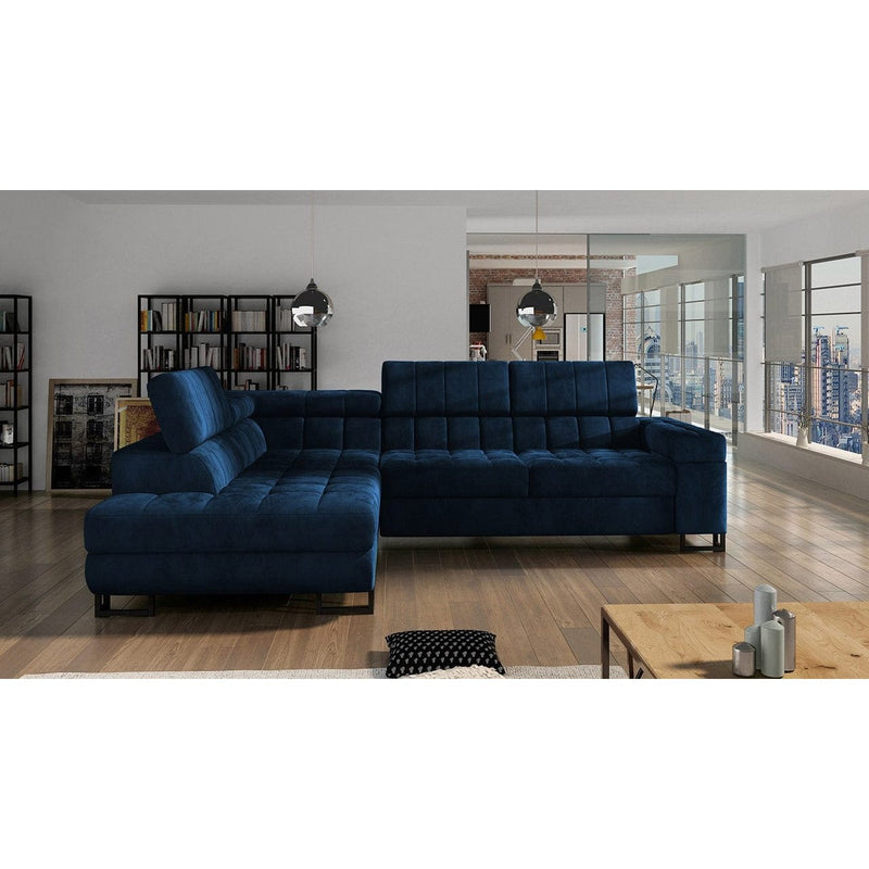 Sectional Sleeper Sofa with storage ANDREA - Backyard Provider