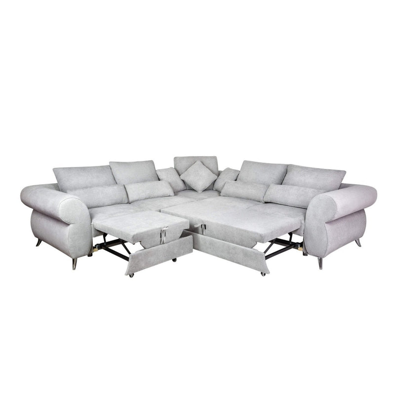 ROYAL Sleeper Sectional Sofa with storage - Backyard Provider