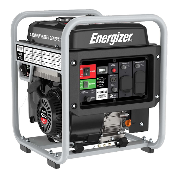 Energizer 3600W/4800W Gas Powered Open Frame Inverter Generator New eZV4800