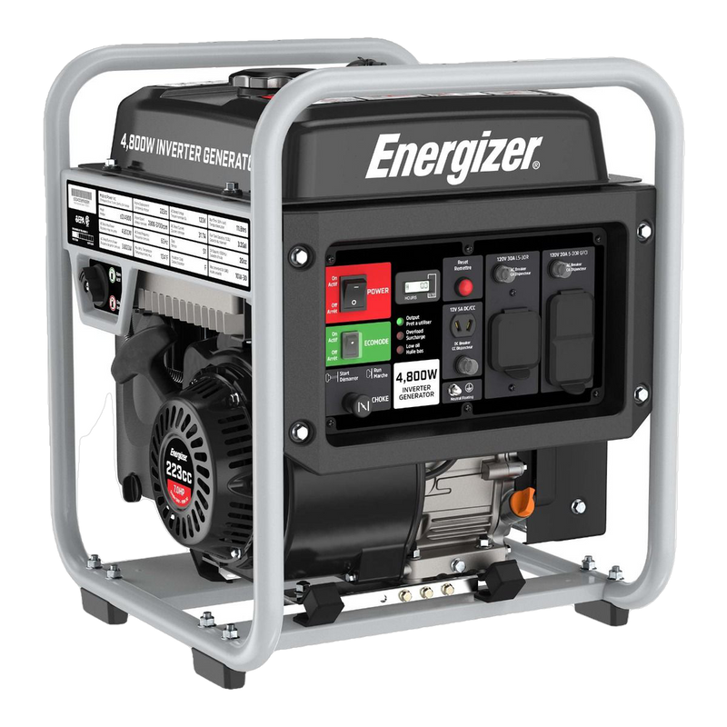 Energizer 3600W/4800W Gas Powered Open Frame Inverter Generator New eZV4800