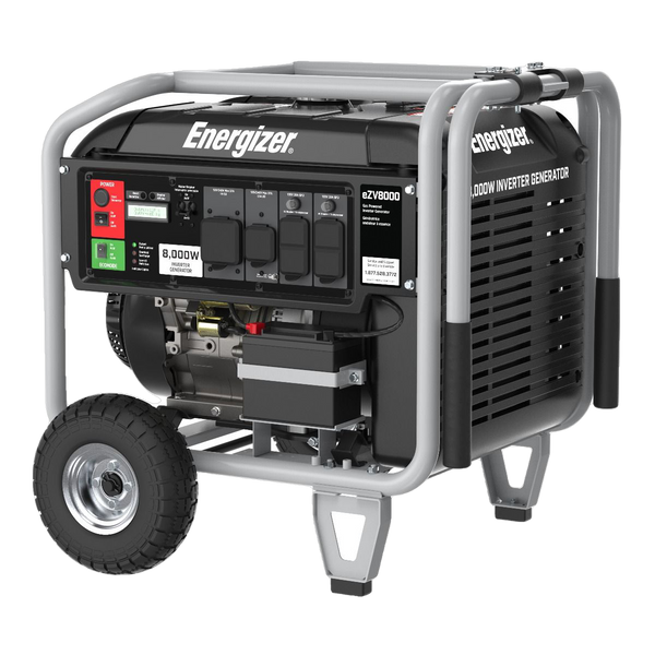 Energizer 6500W/8000W Gas Powered Electric Start Inverter Generator New eZV8000