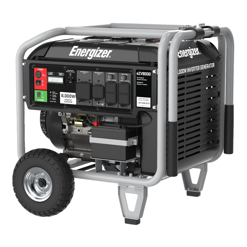 Energizer 6500W/8000W Gas Powered Electric Start Inverter Generator New eZV8000