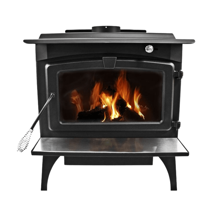 Pleasant Hearth GWS-1800-B 1,800 Sq. Ft. Medium 65,000 BTU EPA Certified Wood-Burning Stove with Blower New