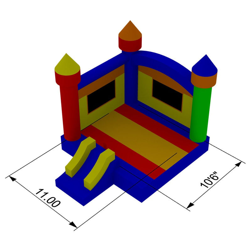 Commercial Castle Bounce House  by Cloud 9 - Backyard Provider