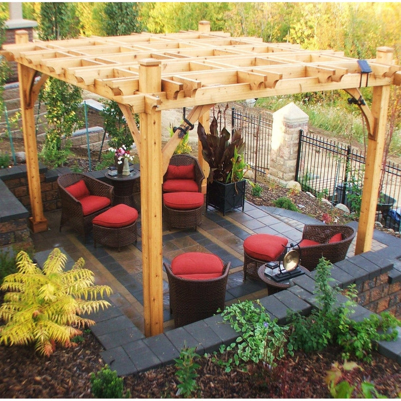 Outdoor Living Today Cedar Pergolas | 12×12 - BZ1212