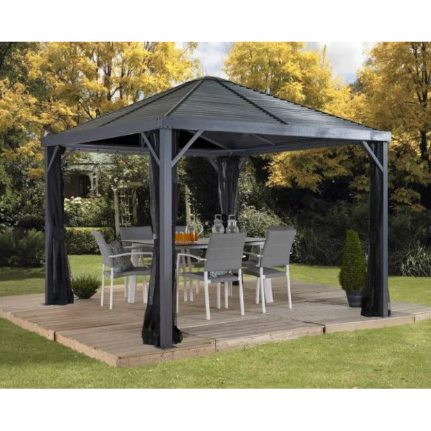 Sojag™ Sanibel Gazebo Steel Roof with Mosquito Netting