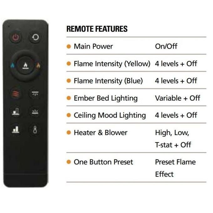 Superior Electric Fireplace - MPE-33-N / MPE-36-N - Backyard Provider