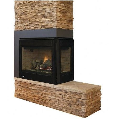 Superior 35" DRT35ST/DRF35PF Multi-View Direct Vent Gas Fireplace - DRT35STDEN - Backyard Provider