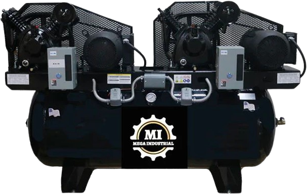 Mega Compressor Air Compressor 120 Gallon 7.5HP 208-230V Single Phase Electric Start New MP-75120DPBA