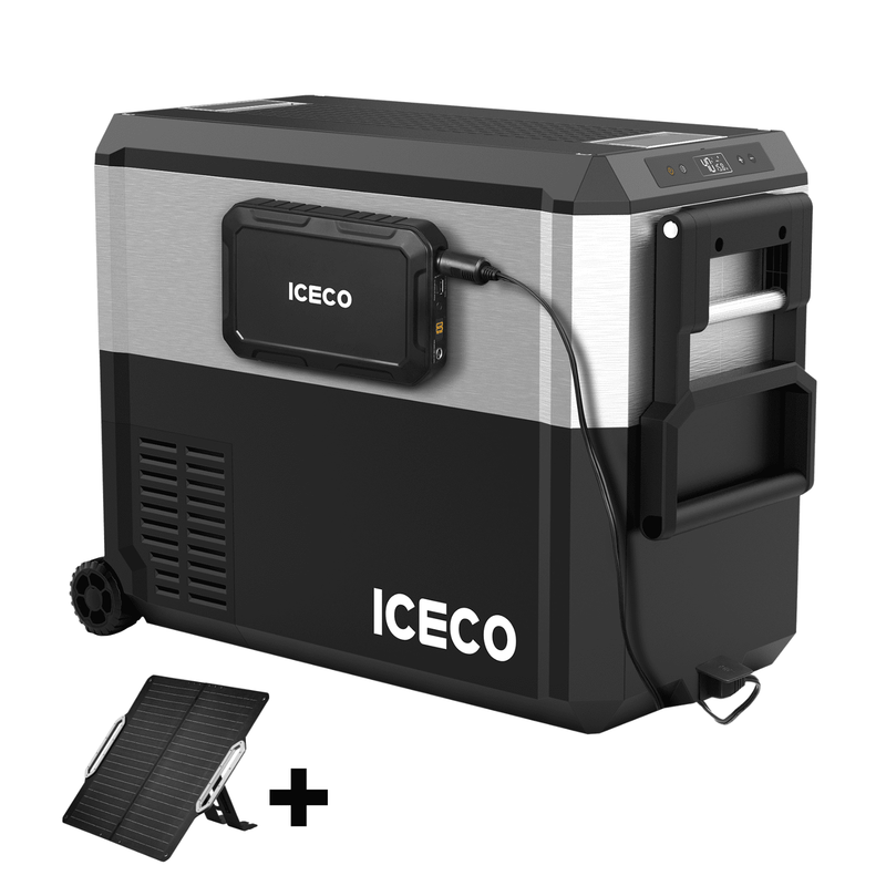 JP Pro Wheeled Portable Freezer with Magnetic Battery | ICECO