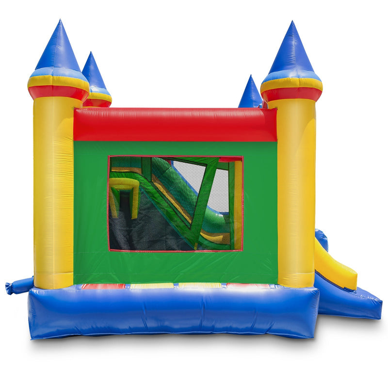 Commercial Castle Bounce House and Slide with Blower by Cloud 9 - Backyard Provider