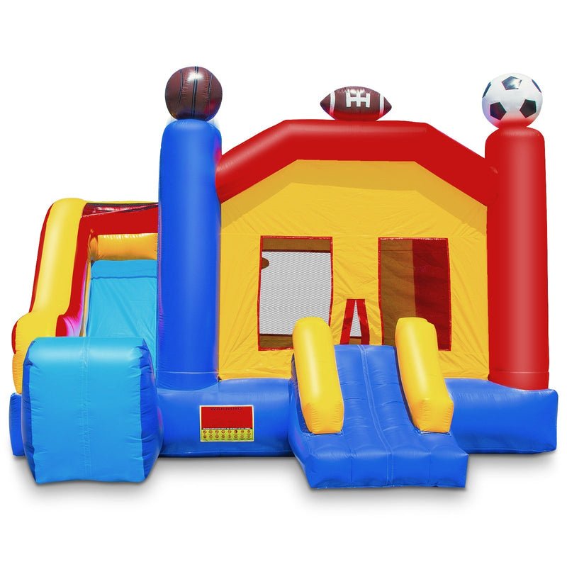 Commercial Sports Inflatable Bounce House w/ Slide & Blower by Cloud 9 - Backyard Provider