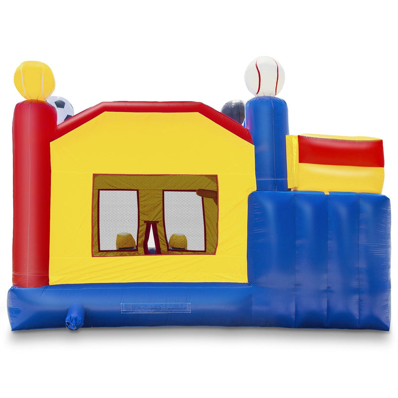 Commercial Sports Inflatable Bounce House w/ Slide & Blower by Cloud 9 - Backyard Provider