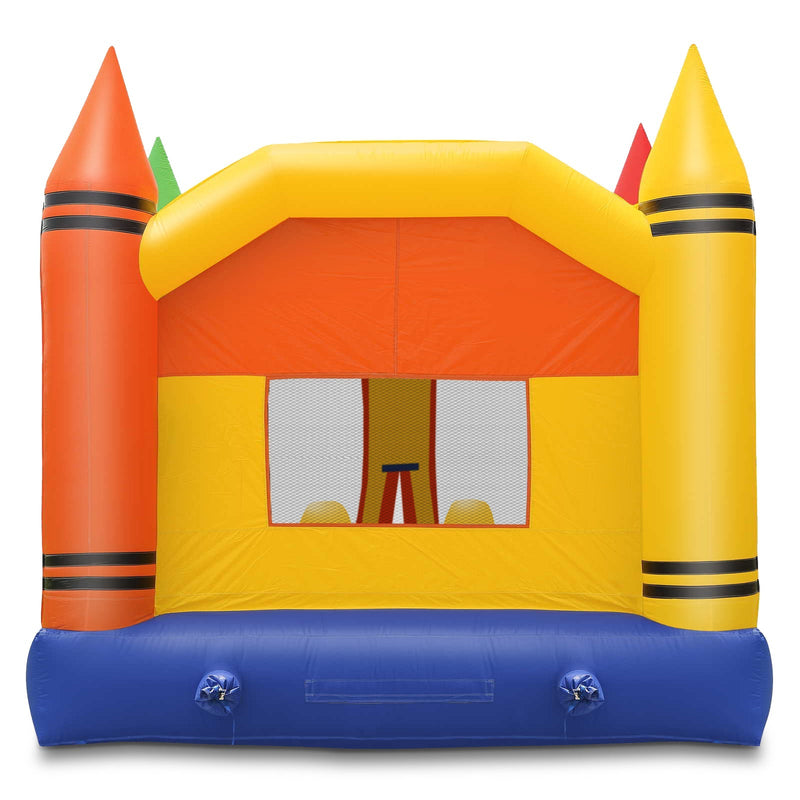 17'x13' Commercial Inflatable Crayon Bounce House w/ Blower by Cloud 9 - Backyard Provider