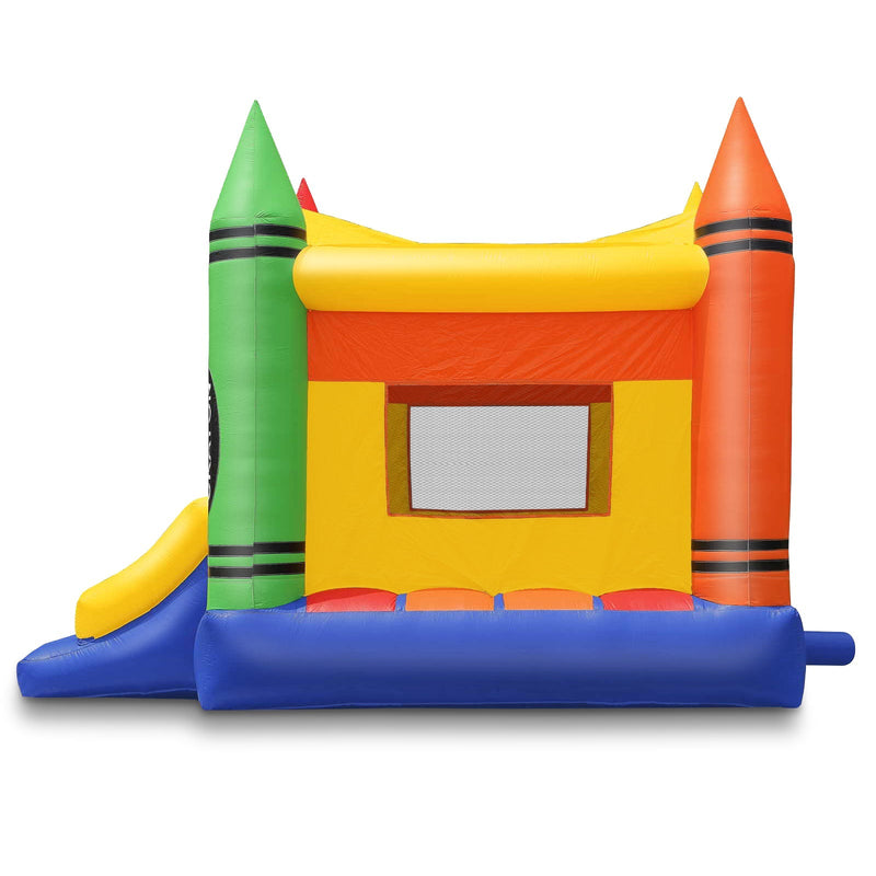 17'x13' Commercial Inflatable Crayon Bounce House by Cloud 9 - Backyard Provider
