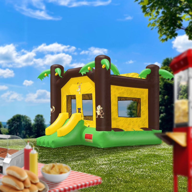 17'x13' Commercial Inflatable Jungle Bounce House by Cloud 9 - Backyard Provider