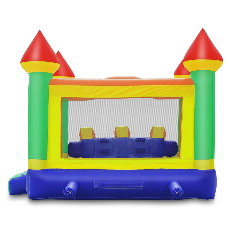 Commercial Mega Double Slide Castle Bounce House by Cloud 9 - Backyard Provider