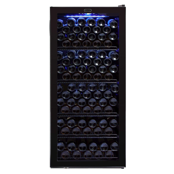 Whynter 124 Bottle Freestanding Wine Cooler FWC-1201BB