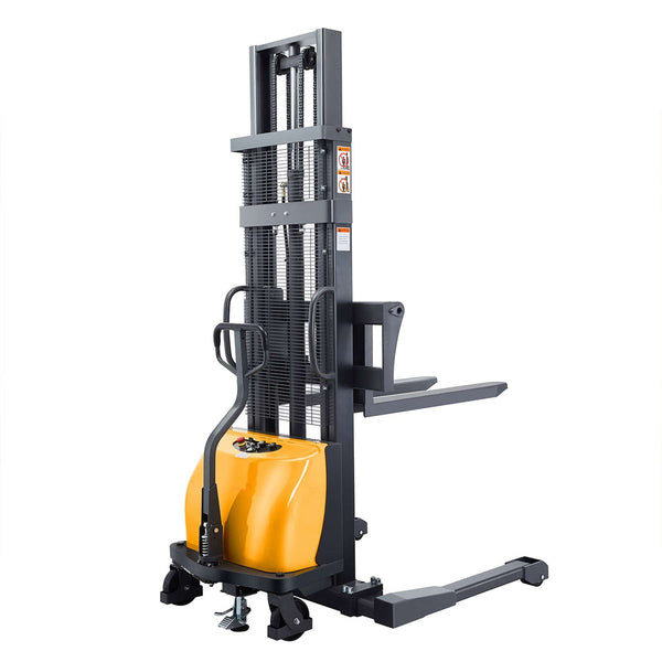 Apollolift Semi-Electric Straddle Stacker  3300Lbs Cap.118" Lifting - Backyard Provider