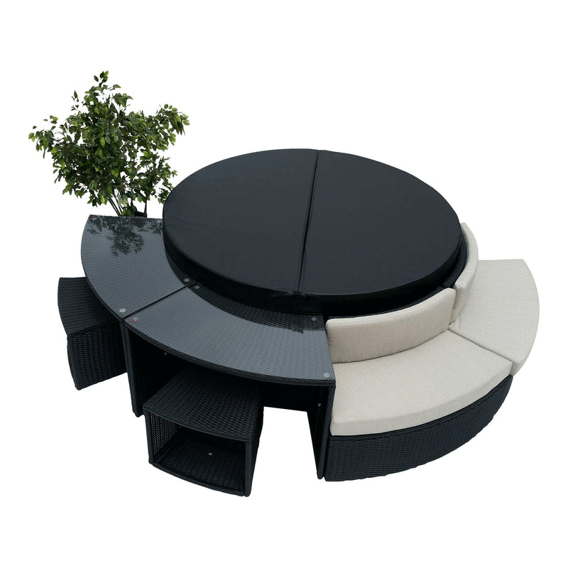 Canadian Spa Love Seat - Round Spa Surround Furniture