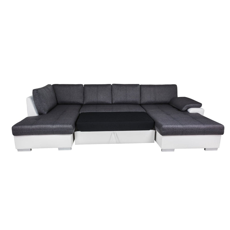 Sectional TOKIO Maxi with FULL XL Sleeper and bedding storage - Backyard Provider