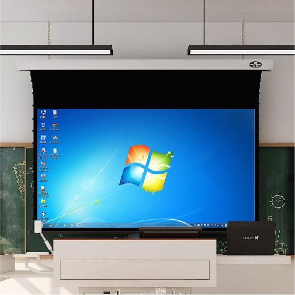 VIVIDSTORM White Motorized Tension Projector Screen