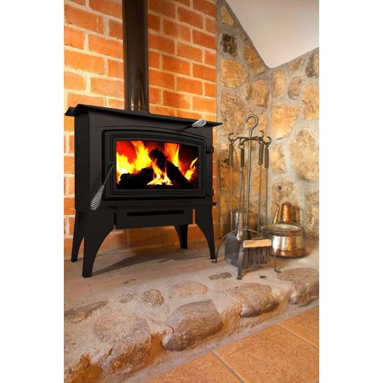 Pleasant Hearth WSL-1800 1,800 Sq. Ft. Medium 65,000 BTU EPA Certified Wood-Burning Stove New