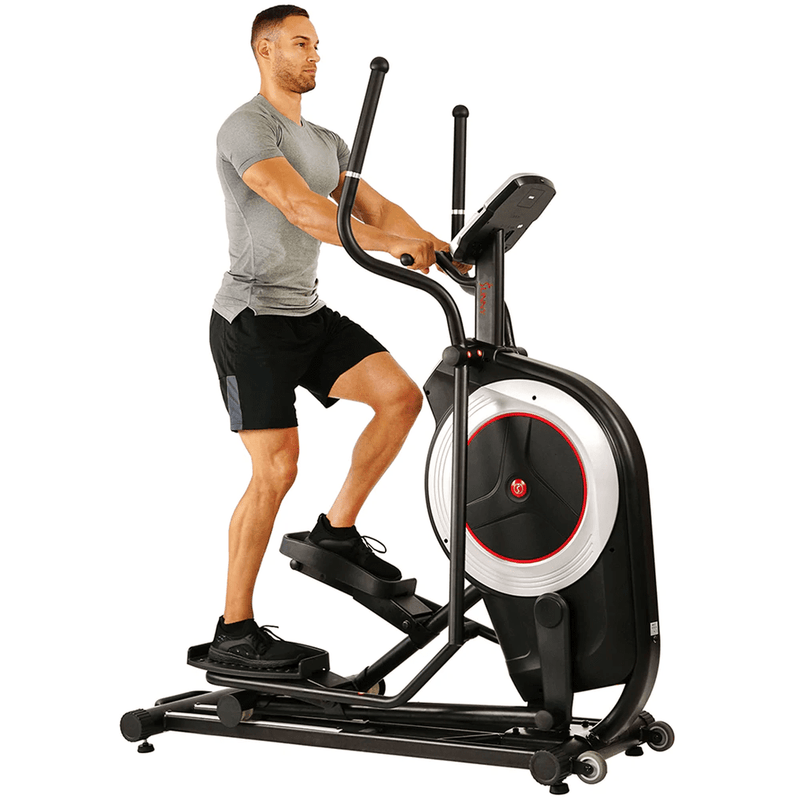 Sunny Health & Fitness Motorized Elliptical Machine Trainer