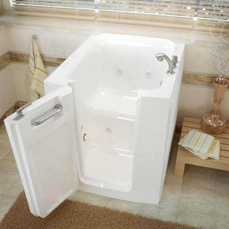 Meditub 32 x 38 White Walk-In Bathtub 3238 - Backyard Provider