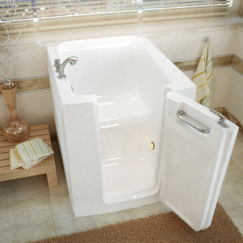 Meditub 32 x 38 White Walk-In Bathtub 3238 - Backyard Provider