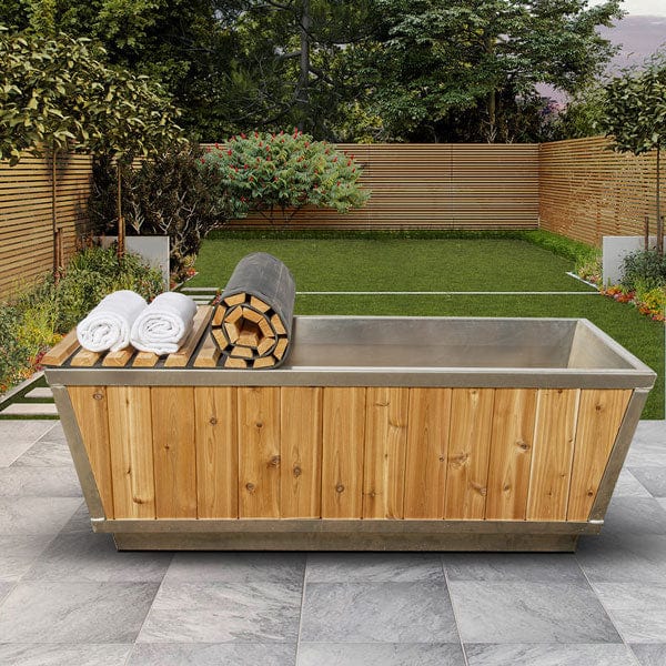 Dundalk Leisurecraft - The Glacier Plunge Tub - Knotty Red Cedar