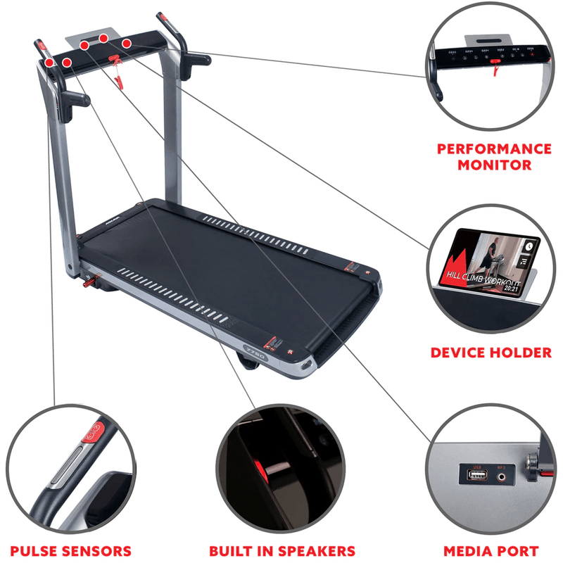 Sunny Health & Fitness SpaceFlex Running Treadmill