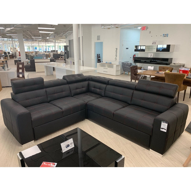 Sleeper Sectional IRYS with storage and FULL size sleeper - Backyard Provider