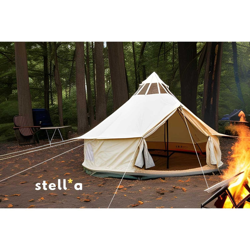 13' (4M) Stella™ Stargazing Canvas Tent - Backyard Provider