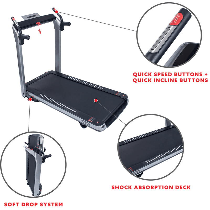 Sunny Health & Fitness SpaceFlex Running Treadmill