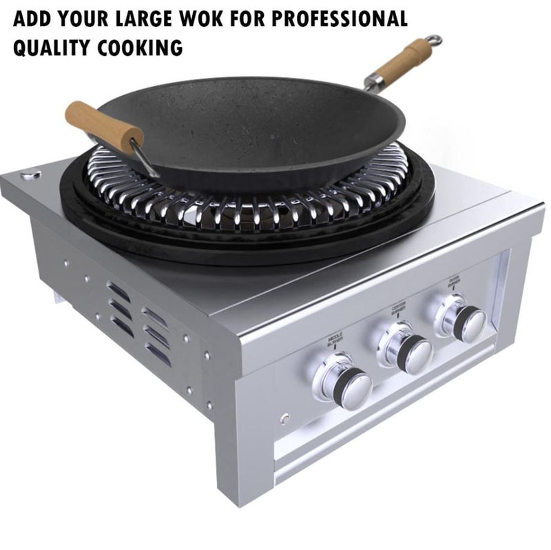 Sunstone Metal Products Hybrid Grills - 24" Power Cirque™ Burner