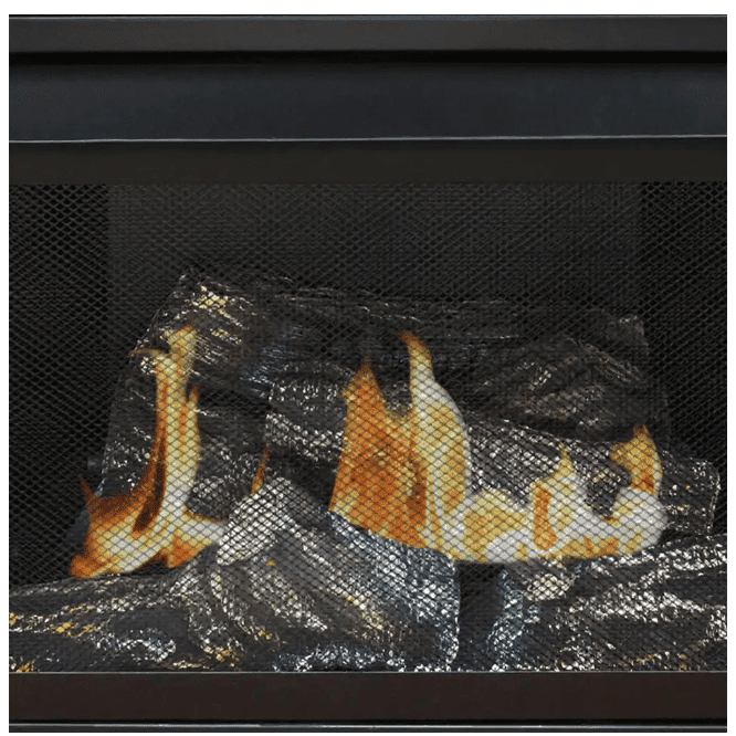 Pleasant Hearth 32,000 BTU 46 in. Full Size Ventless Propane Gas Fireplace in Cherry New