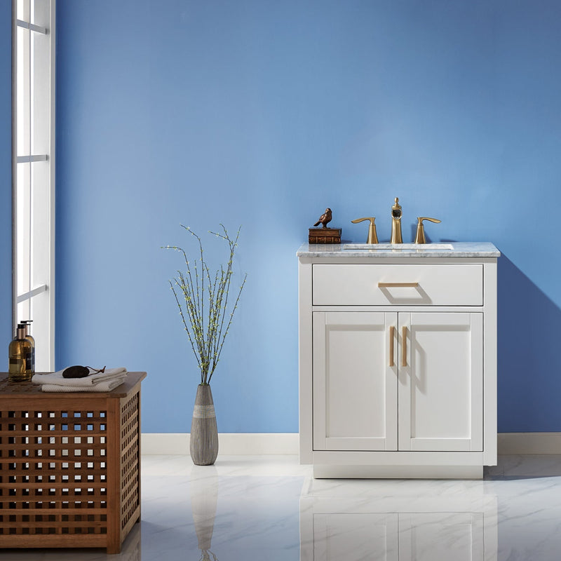 Altair Designs Ivy 30" Single Bathroom Vanity Cabinet Only - 531030-CAB-WH-NM - Backyard Provider