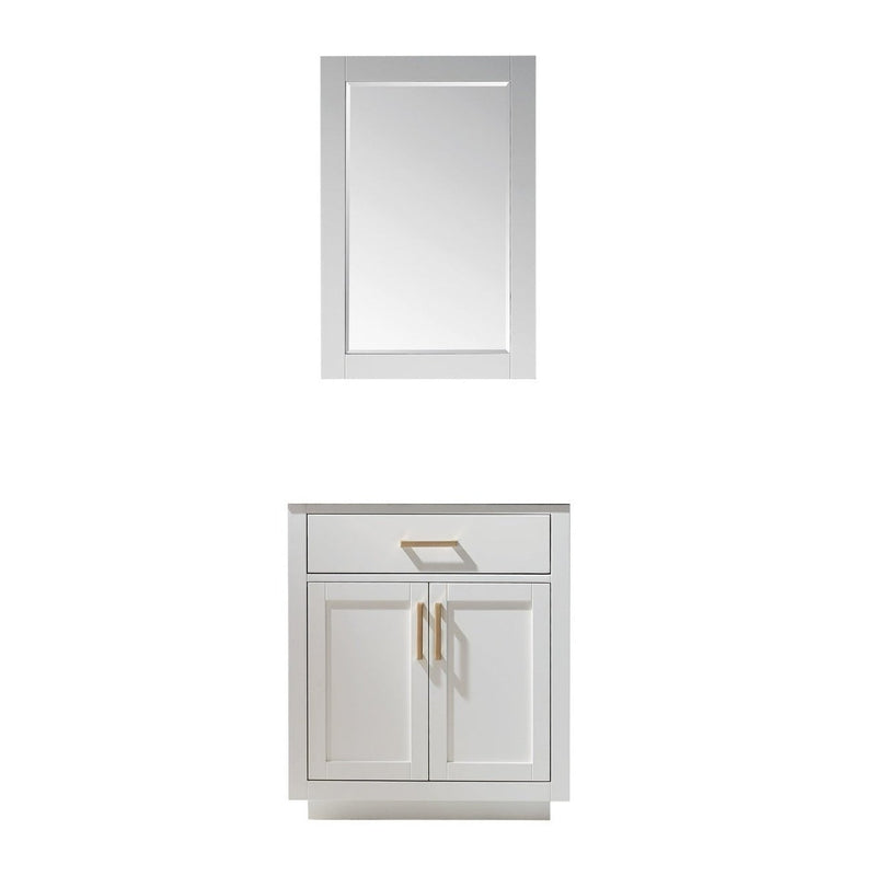 Altair Designs Ivy 30" Single Bathroom Vanity Cabinet Only - 531030-CAB-WH-NM - Backyard Provider