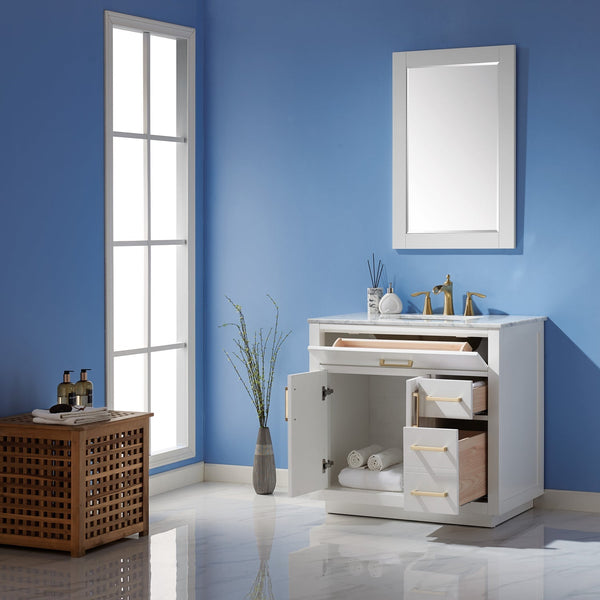 Altair Designs Ivy 36" Single Bathroom Vanity Cabinet Only - 531036-CAB-RB-NM - Backyard Provider