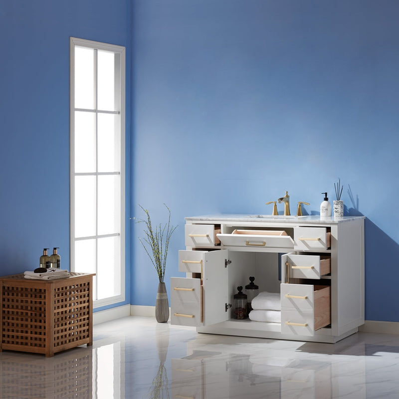 Altair Designs Ivy 48" Single Bathroom Vanity Cabinet Only - 531048-CAB-RB-NM - Backyard Provider