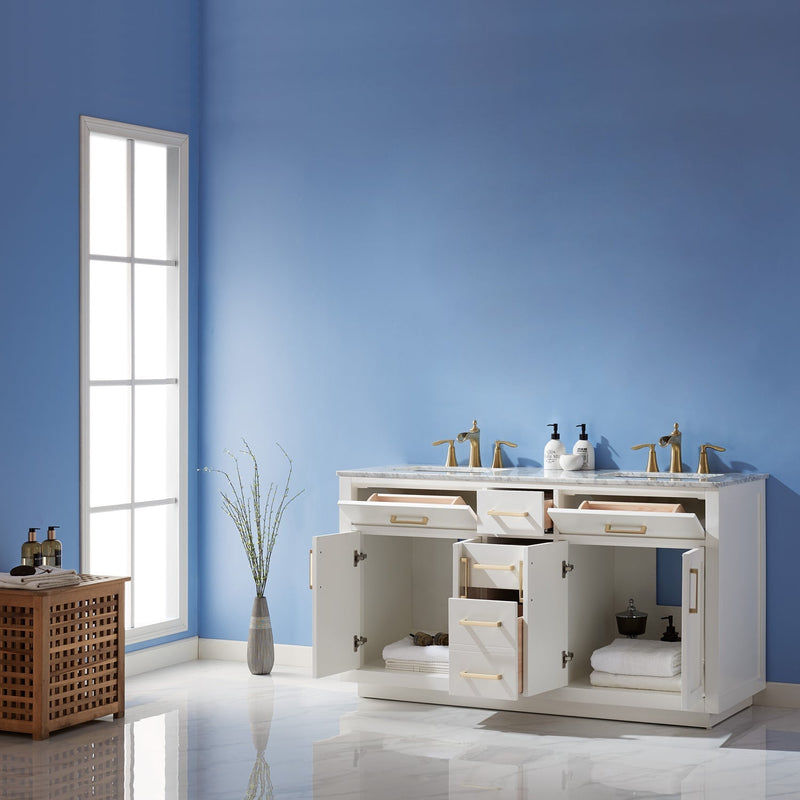 Altair Designs Ivy 60" Double Bathroom Vanity Cabinet Only - Backyard Provider