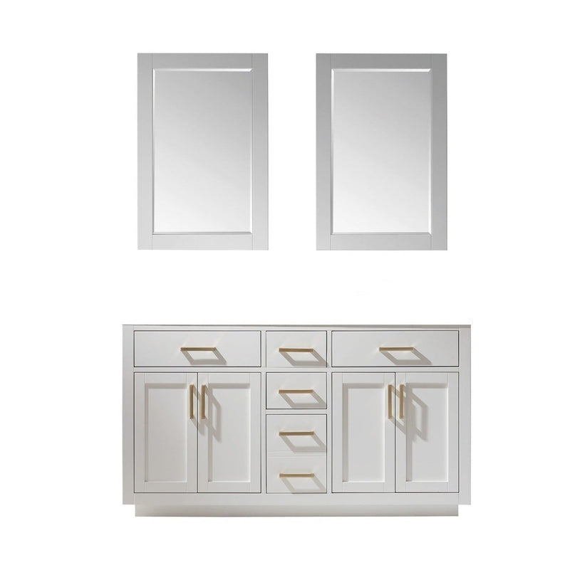 Altair Designs Ivy 60" Double Bathroom Vanity Cabinet Only - Backyard Provider