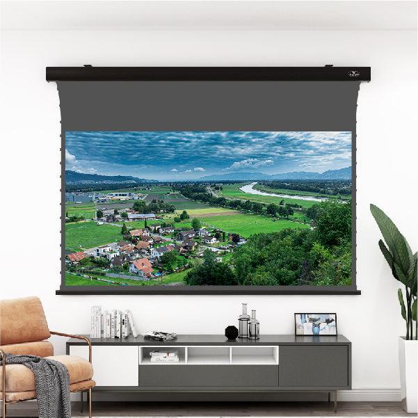 VIVIDSTORM 3D ALR Slimline Motorized Tension Obsidian Long Throw Projector Screen High Gain