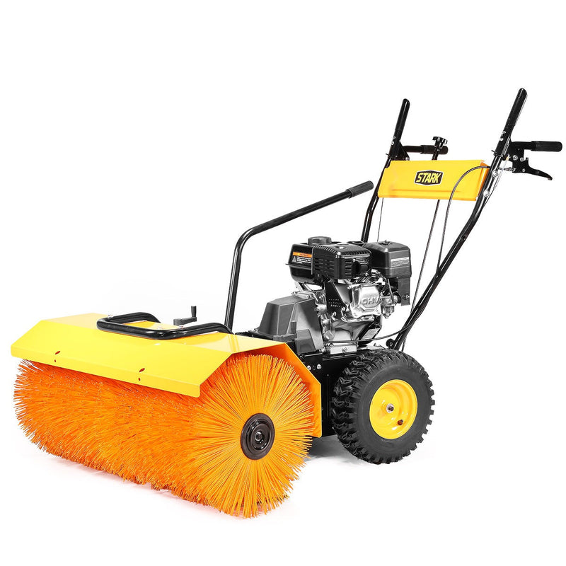 Stark USA 7HP Walk-Behind 31" Power Snow Sweeper Gas Driveway Walkway Dirt Broom 61026