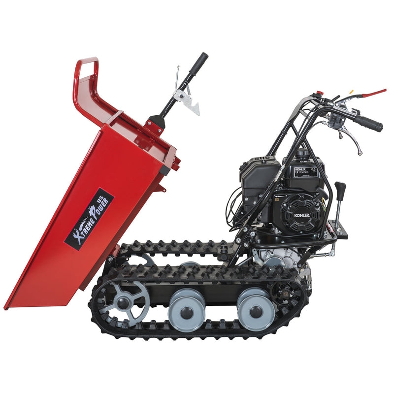 XtremepowerUS 61035 Track Wheel Barrow Gas 6.5hp 196cc Wheelbarrow All Terrain