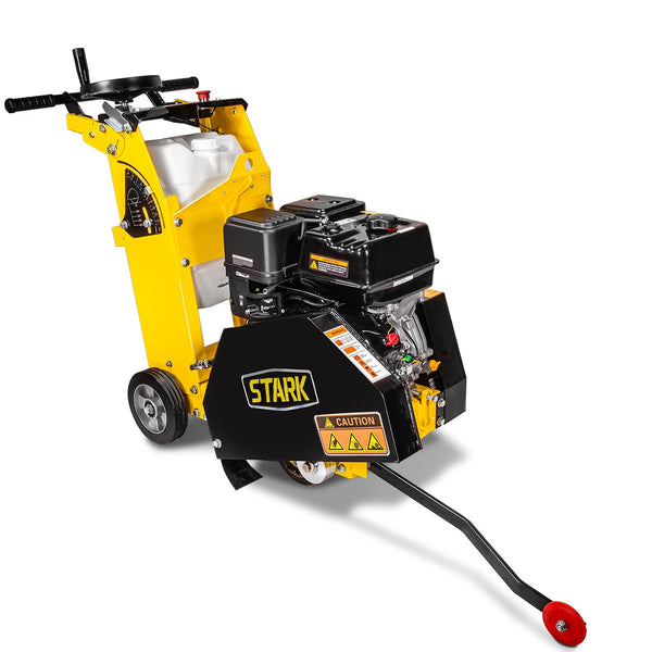 Stark USA 61069 14.0HP Walk Behind Concrete Cut Off Saw G420 Gas-Powered w/Water Tank 61069