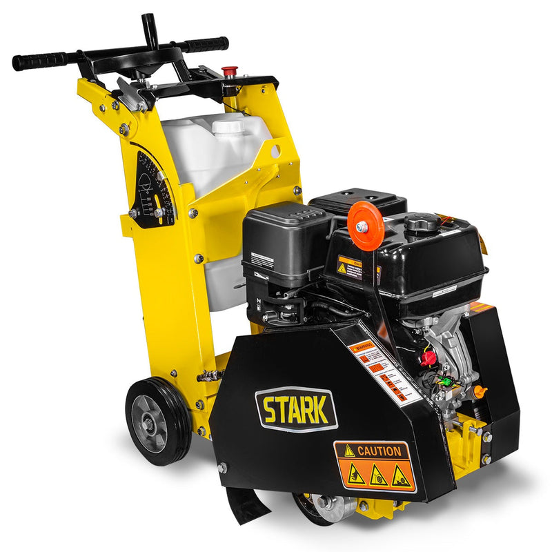 Stark USA 61069 14.0HP Walk Behind Concrete Cut Off Saw G420 Gas-Powered w/Water Tank 61069