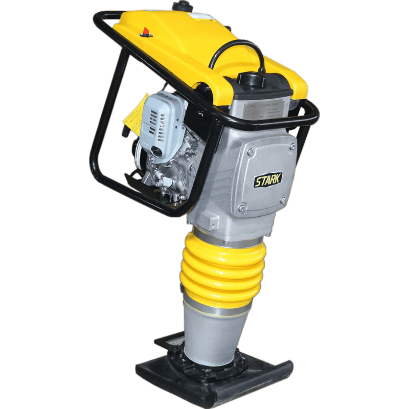 Stark USA 61070 4HP Walk Behind Jumping Jack Tamper Gas GXR120 Compactor Asphalt Punch 61070